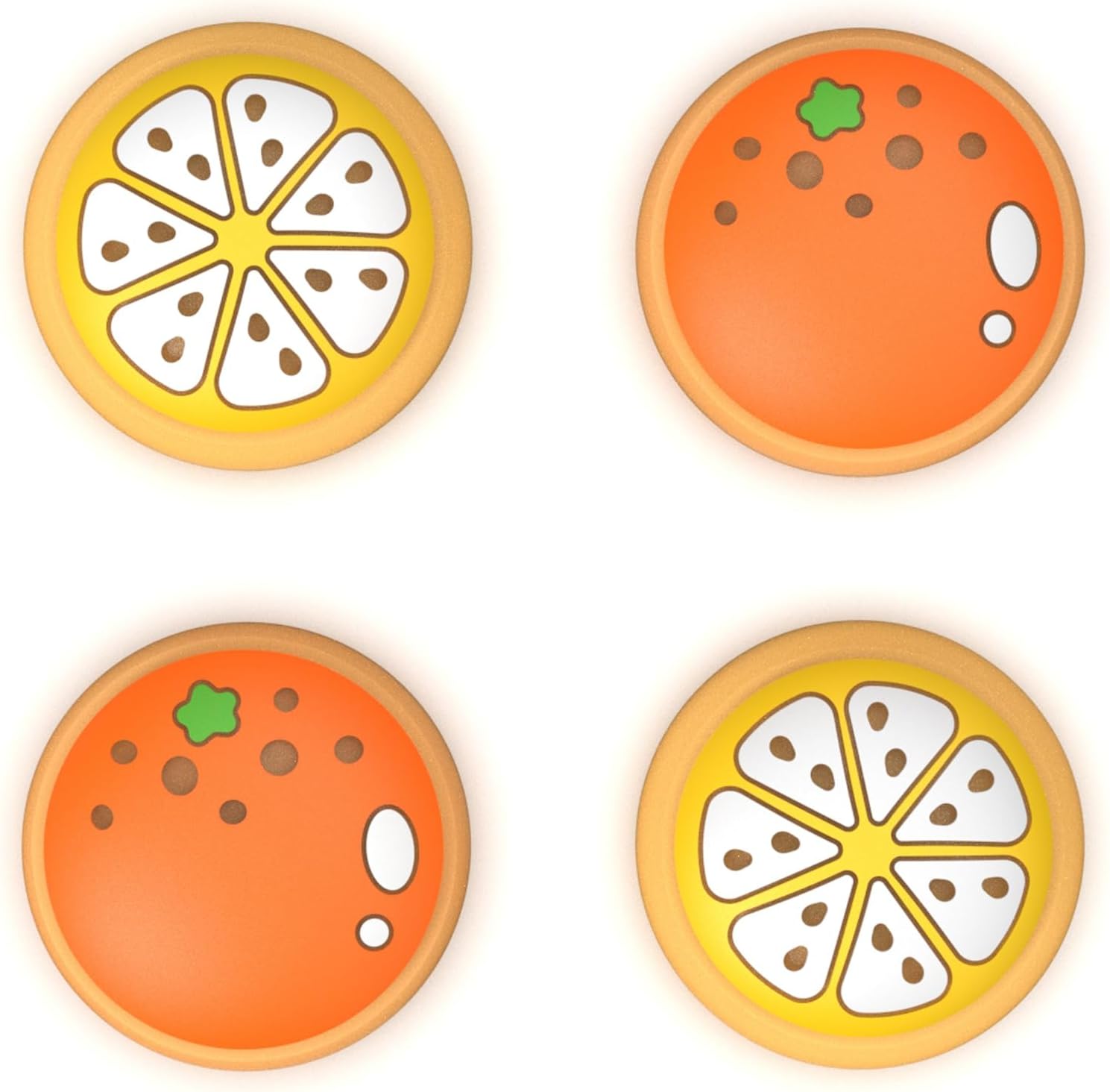 Thumbnail 5 de PlayVital Silicone Thumbstick Caps for Nintendo Switch, Switch Lite & OLED (Tangerine)