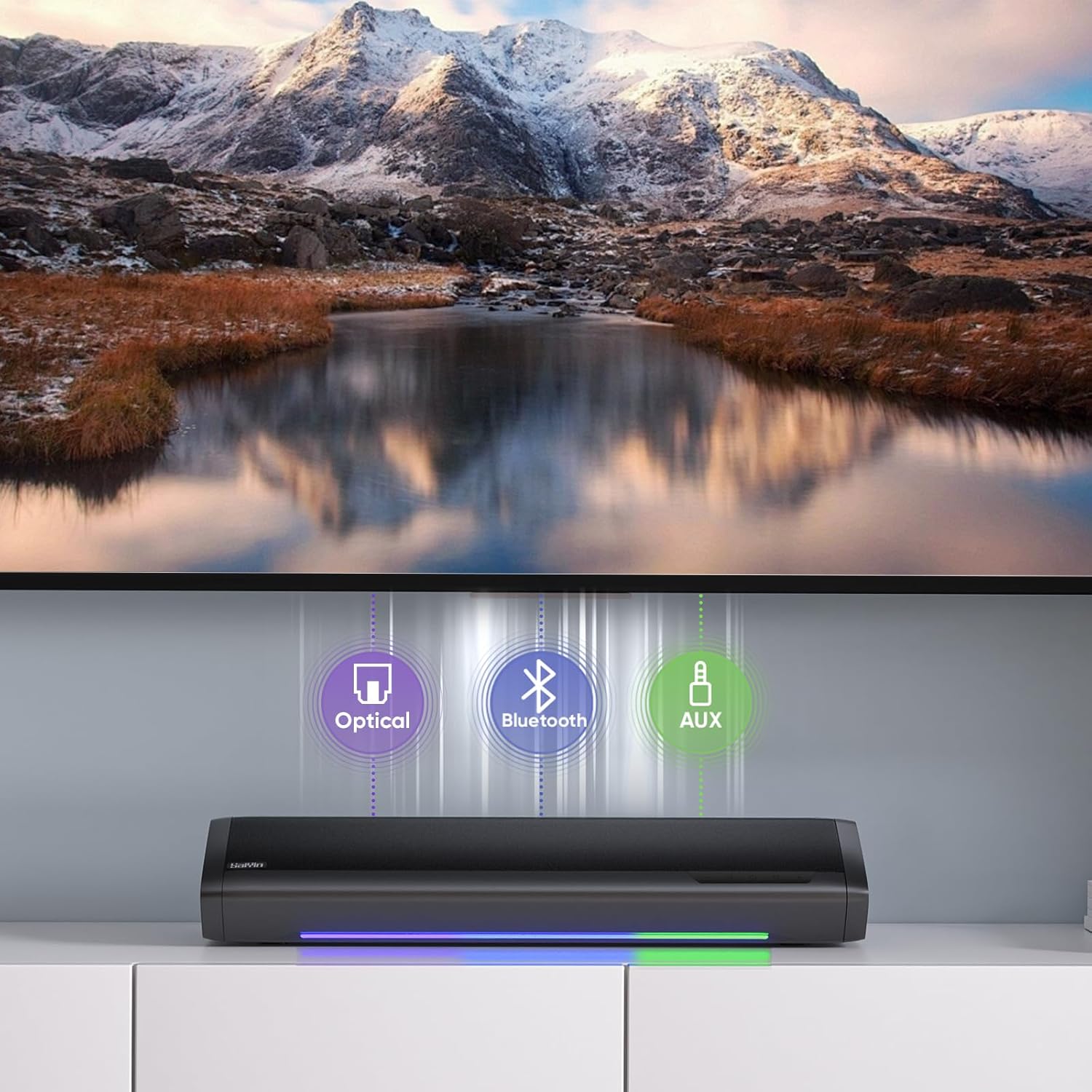 Thumbnail 2 de Saiyin 17-inch 2.1ch Soundbar with Subwoofer