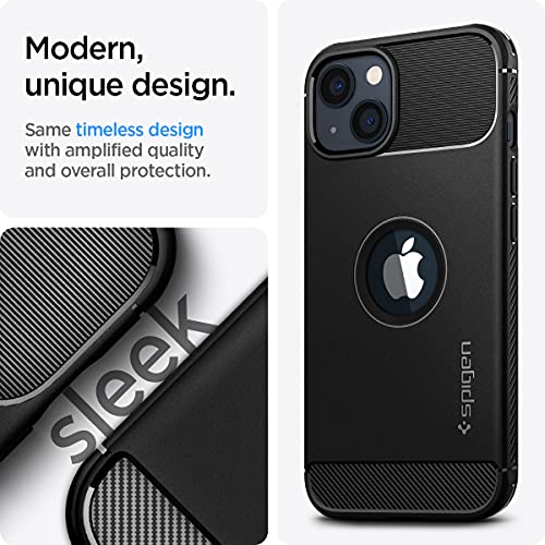 Detalle de Spigen Rugged Armor iPhone 13 coque noire mat