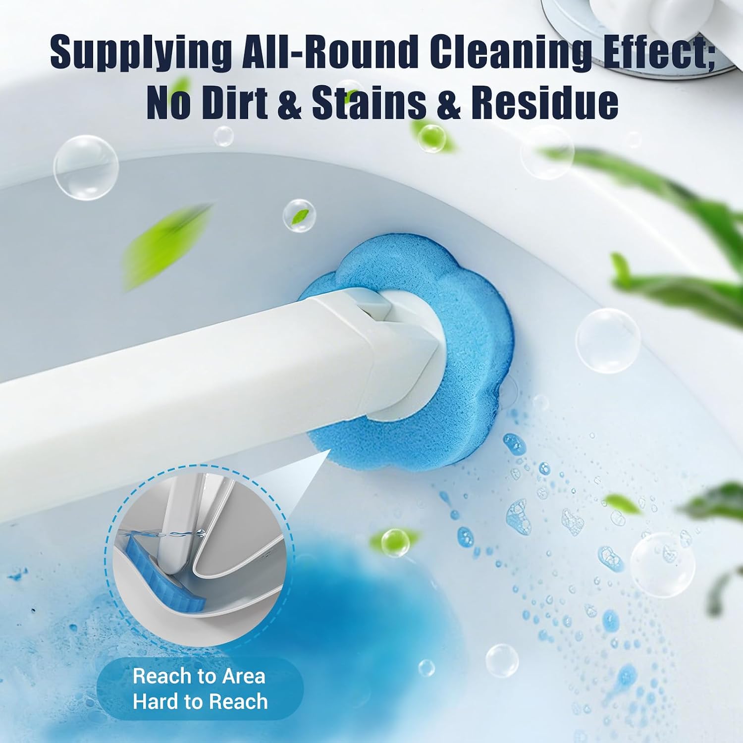 Thumbnail 6 de zxevg Disposable Toilet Brush & Holder Set with 48 Refills: A practical, hygienic cleaning solution