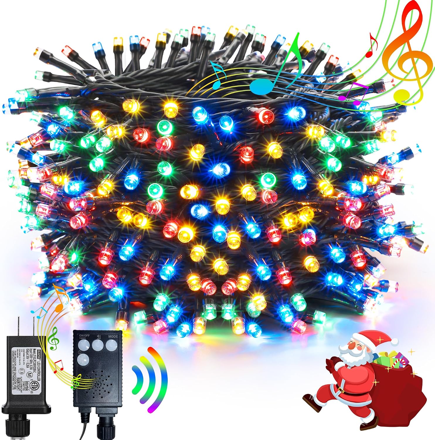 Detalle de Toodour Christmas String Lights 82 ft