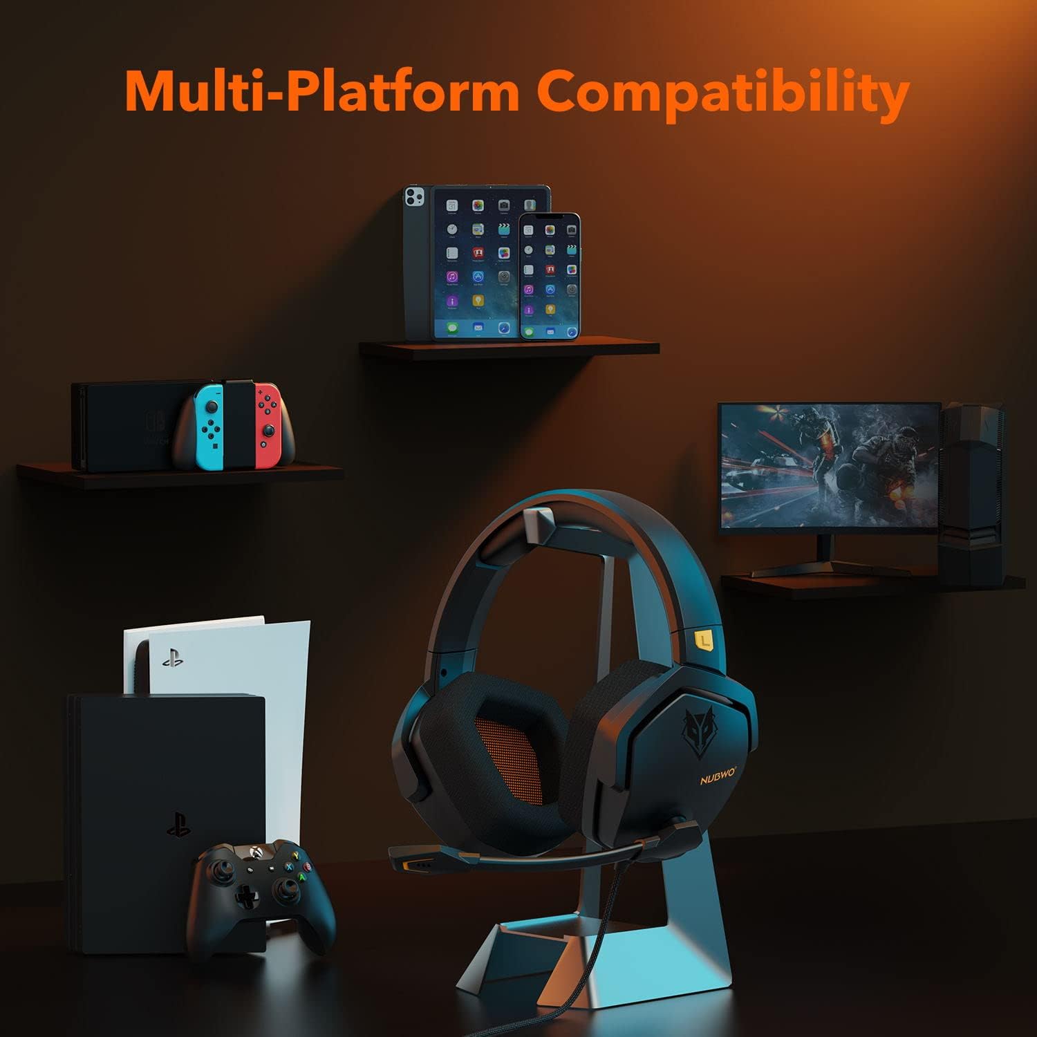 Thumbnail 4 de NUBWO N16 Casque Gaming