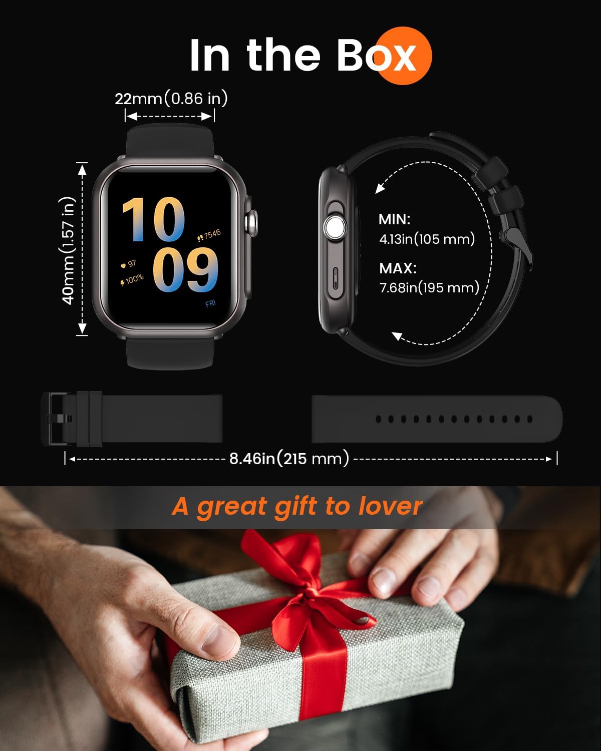 Thumbnail 6 de RUXINGX G62 Smartwatch with 1.85-Inch HD Display, Bluetooth Calling and 2 Bands