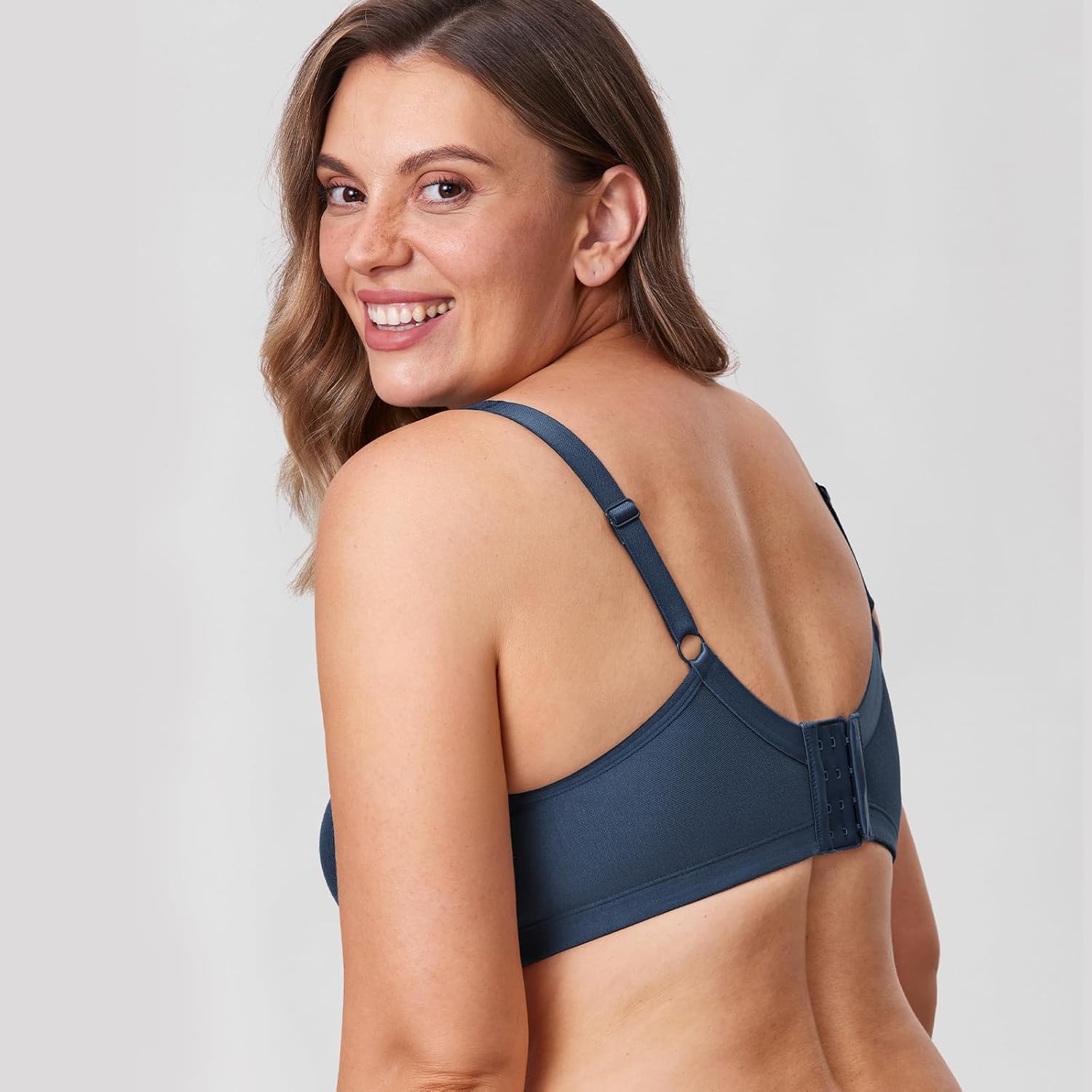 Thumbnail 1 de DELIMIRA Femme Soutien Gorge coton sans armature grande taille — Dentelle et confort naturel