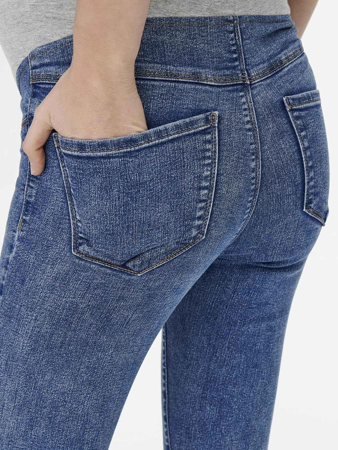 Thumbnail 6 de ONLY Maternity Olmrain Life Reg Skinny Jegging Jeans Donna con fascia in cotone elasticizzata