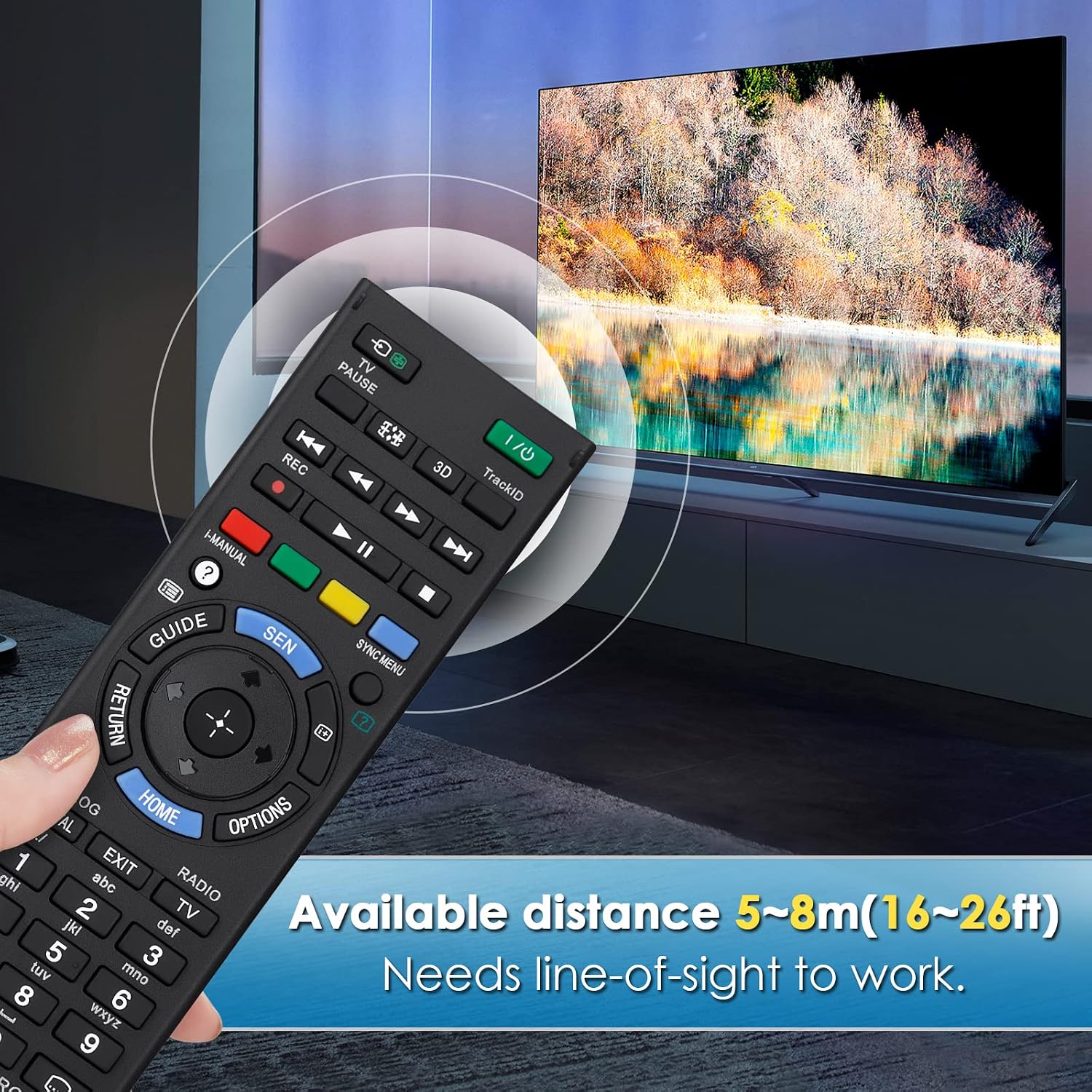 Detalle de Universalfernbedienung für Sony Bravia TVs – RM-ED047 RM-YD103 RM-ED050 RM-ED052 RM-ED053 RM-ED060 RM-ED061