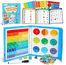 Detalle de D-FantiX Magnetic Fraction Educational Puzzle set 🧩