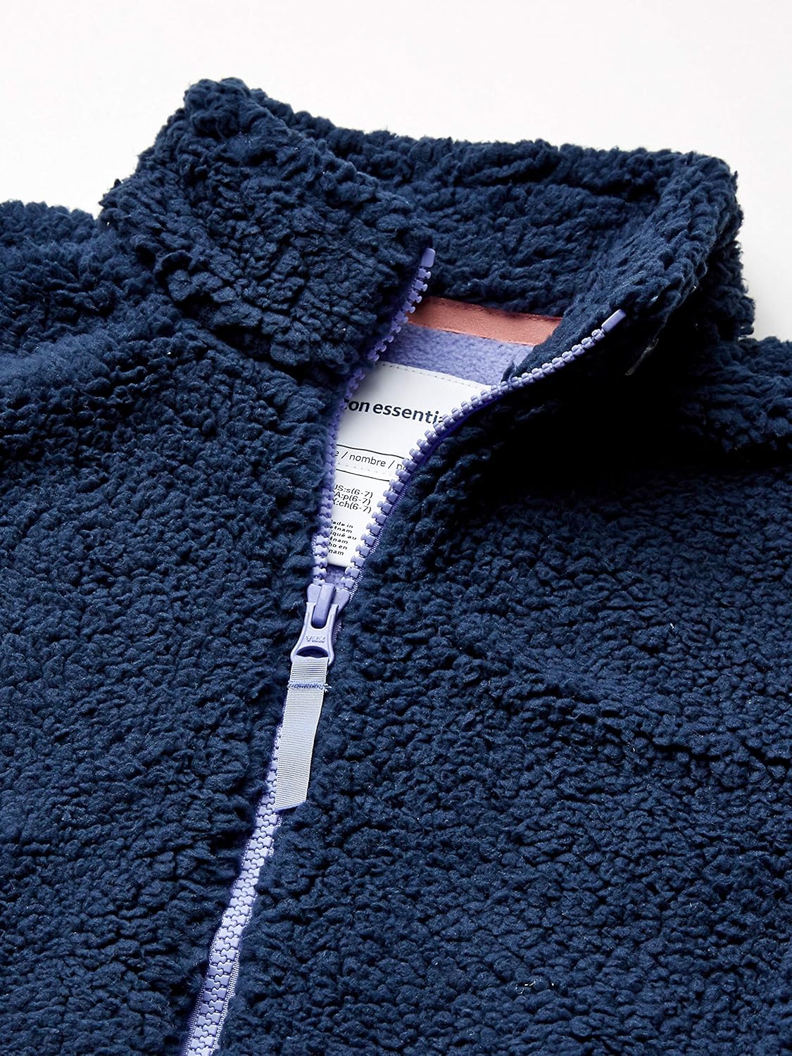 Thumbnail 1 de Amazon Essentials Mädchen Sherpa-Fleecejacke mit durchgehendem Reißverschluss