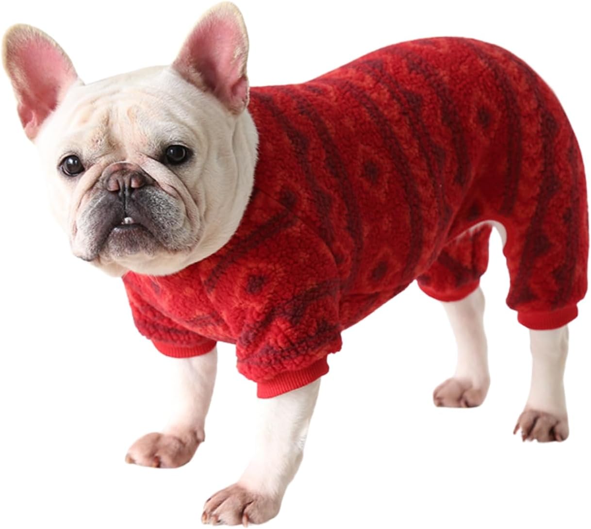 Detalle 2 de BT Bear Dog Pajamas Soft Warm Fleece Jumpsuit (Grey, XL) for small to medium dogs