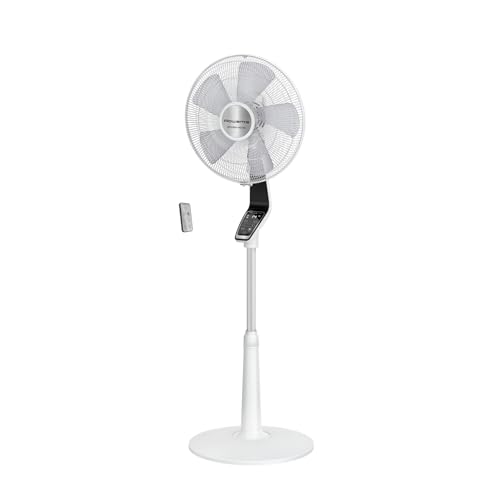 Detalle de Rowenta Turbo Silence Extreme: ventilador de pie potente y eficiente con motor Effitech