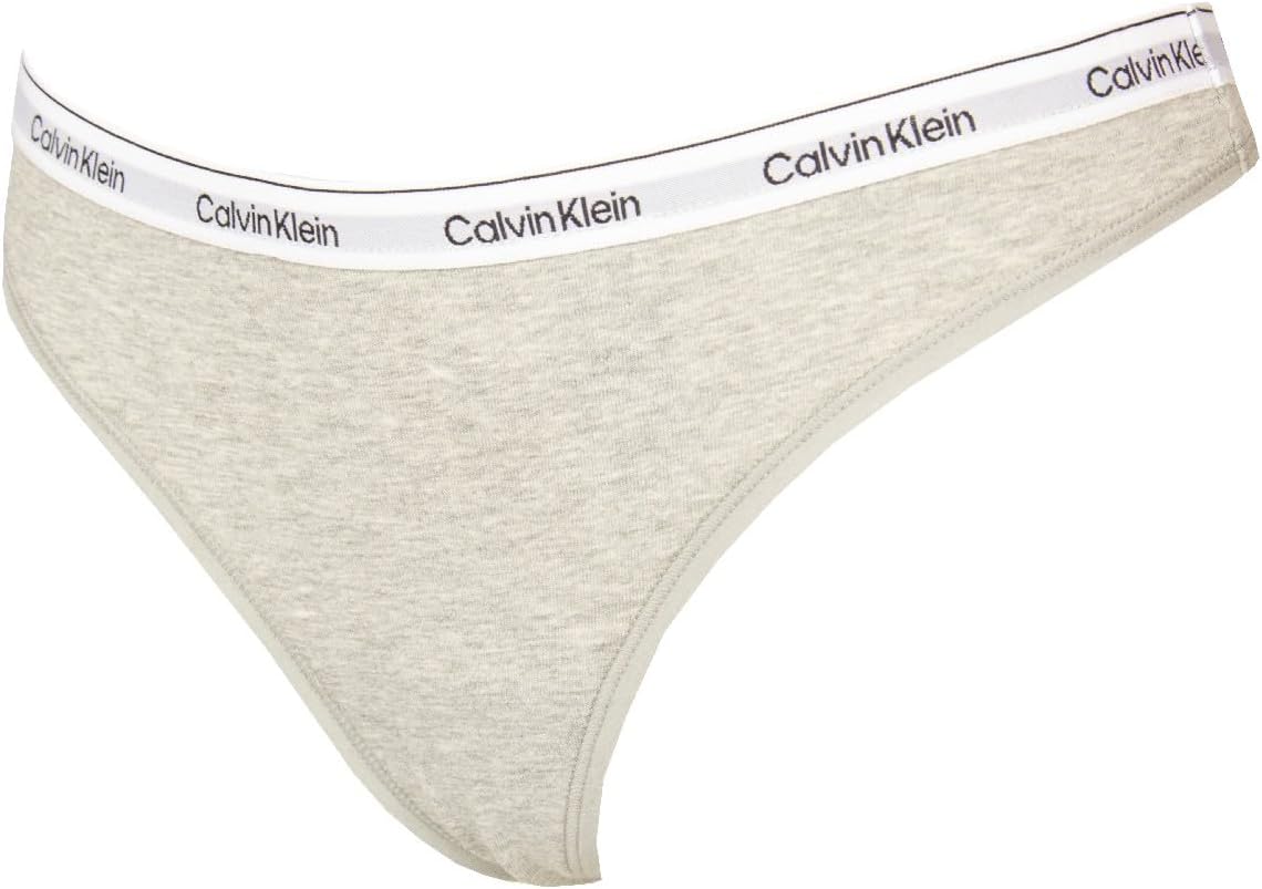 Thumbnail 2 de Lot de 3 strings femme Calvin Klein (Thong) en coton et élasthanne