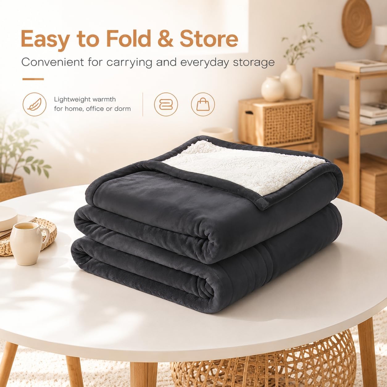 Detalle de Electric Heated Blanket 72"x84" Full Size — Heated Blanket