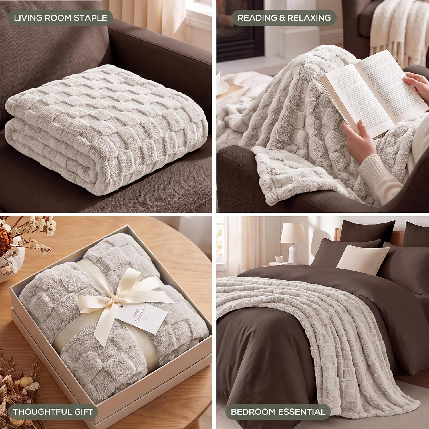 Thumbnail 3 de Utopia Bedding fleece blanket, King