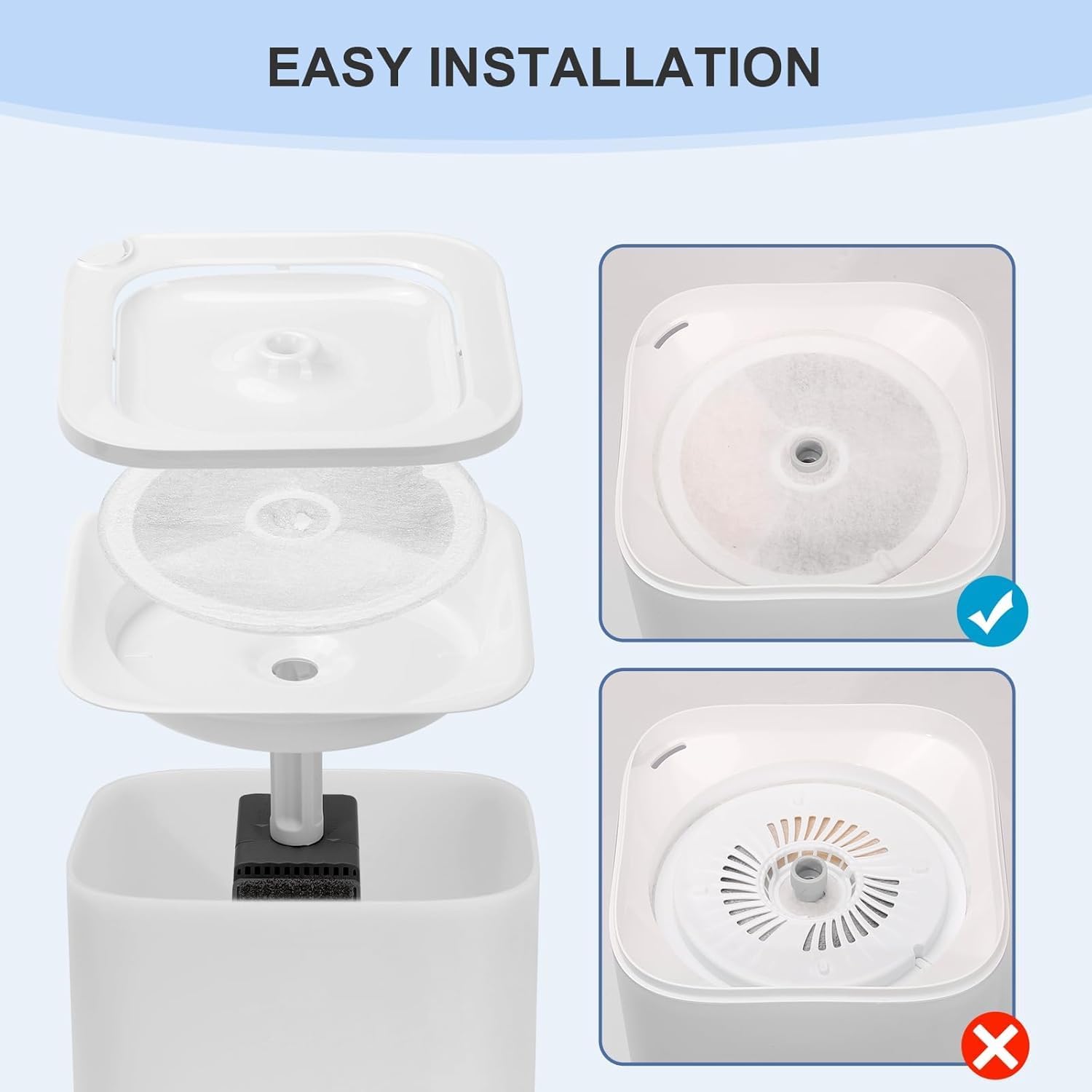Thumbnail 6 de Eco-Friendly Pet Fountain Filters 10 Pack