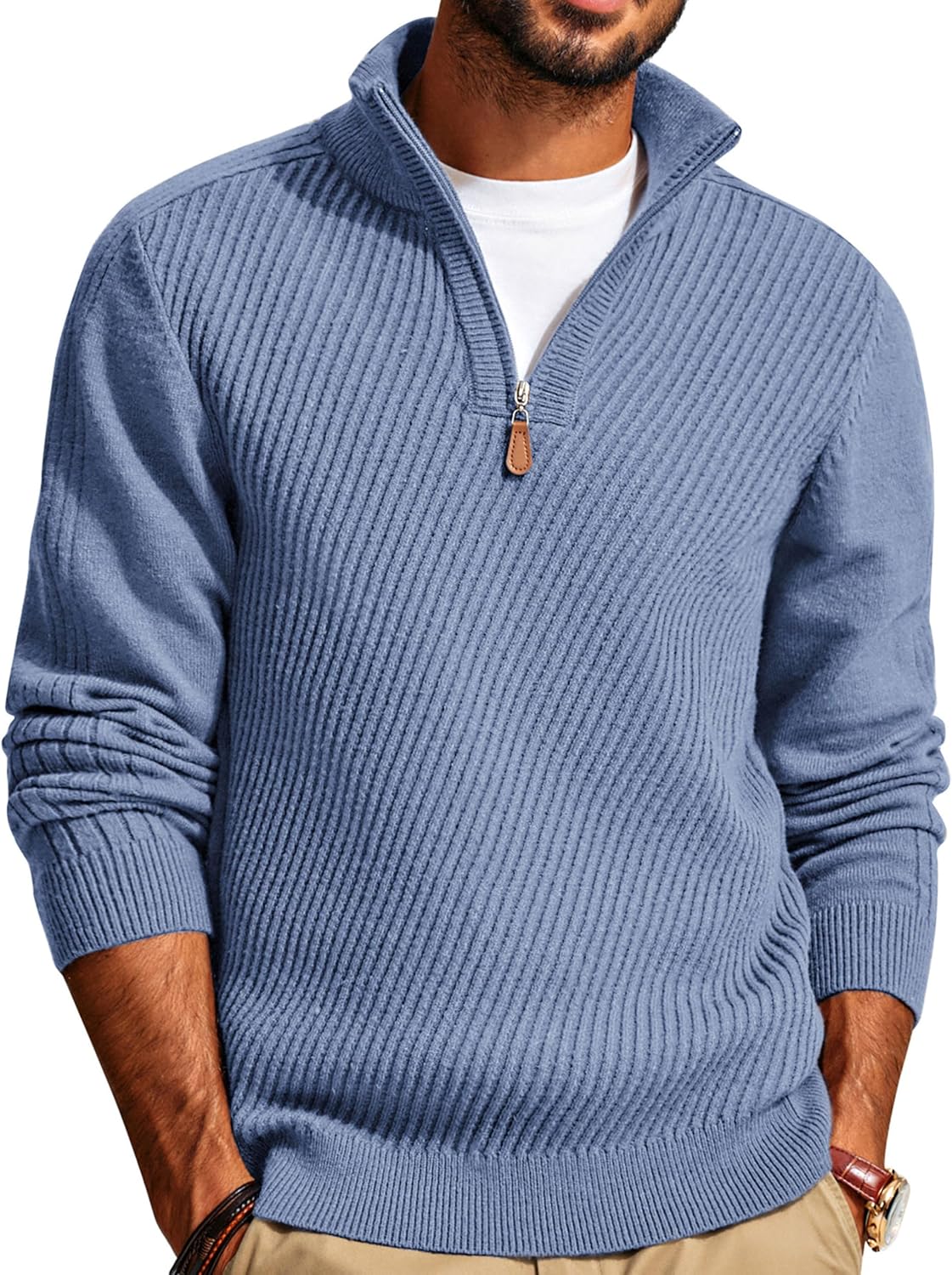 Thumbnail 6 de PJ PAUL JONES 1/4-Zip Rollkragenpullover