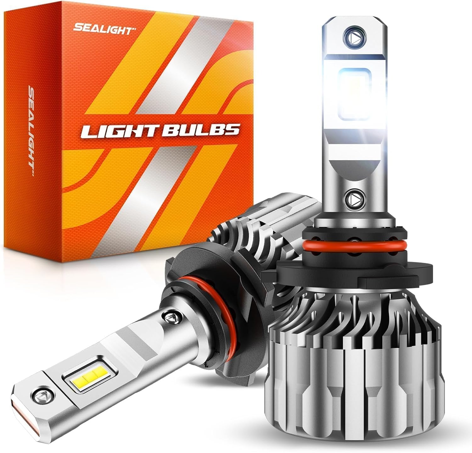 Detalle de SEALIGHT 9005 LED per fendinebbia/HB3, 6.500K e ventilatore 15.000 RPM (confezione da 2)