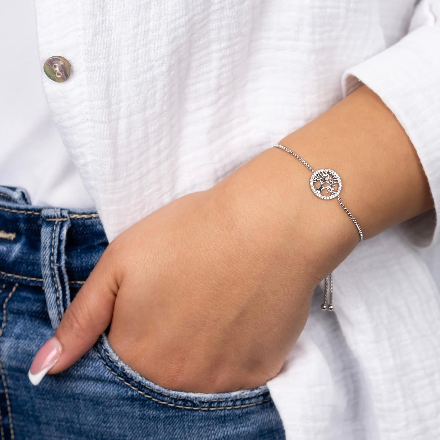 Detalle 2 de Engelsrufer Damen Armband Sterling Silber Lebensbaum