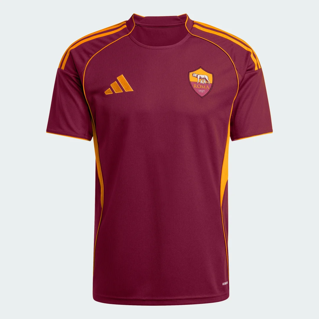 Thumbnail 3 de Adidas Camiseta primera equipación AS Roma 25/26 en color burdeos