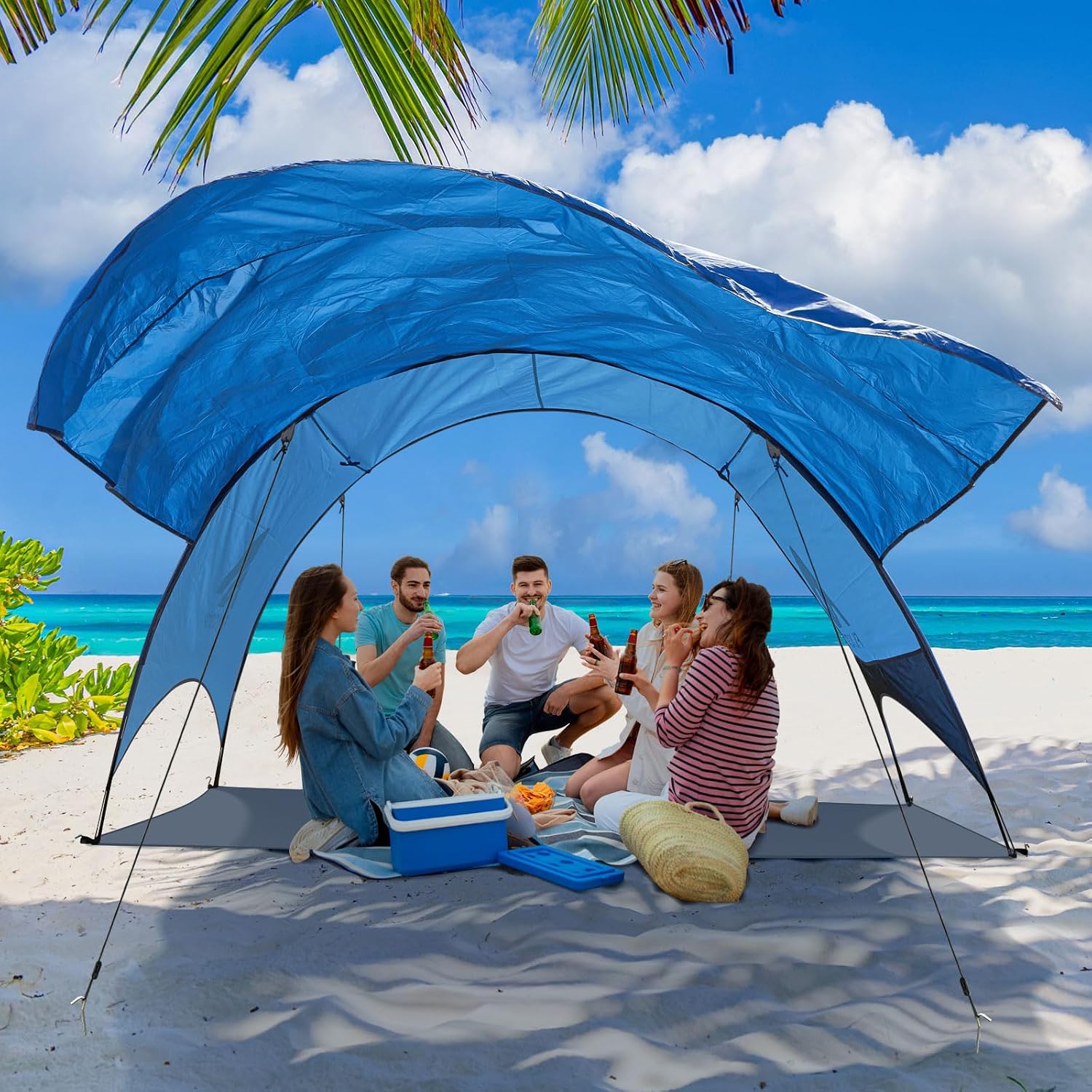 Thumbnail 5 de Beach Tent Compact Fold 106x65x61" 🌊
