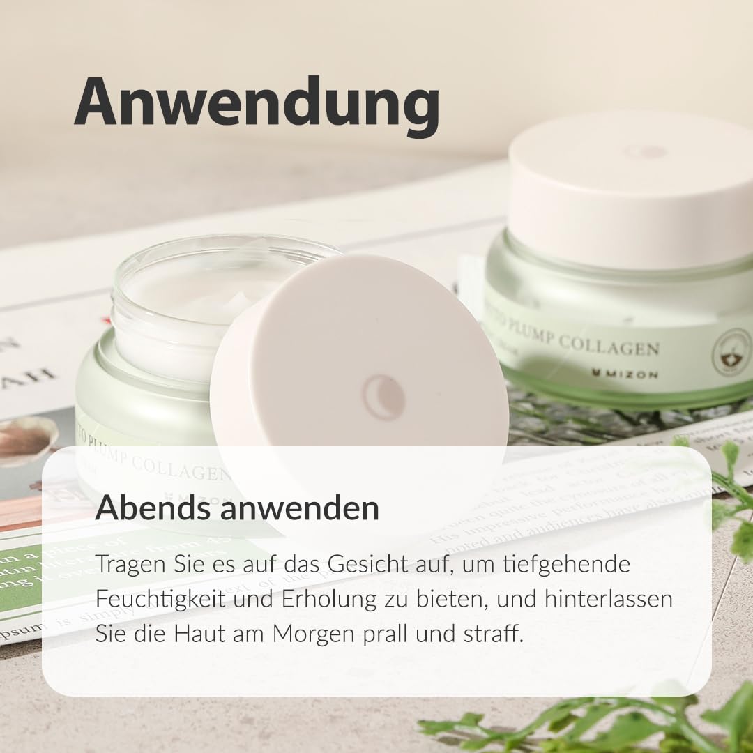 Thumbnail 6 de MIZON PHYTO PLUMP COLLAGEN NIGHT CREAM – vegane Kollagen-Nachtcreme (50 ml) für Feuchtigkeit & Falten