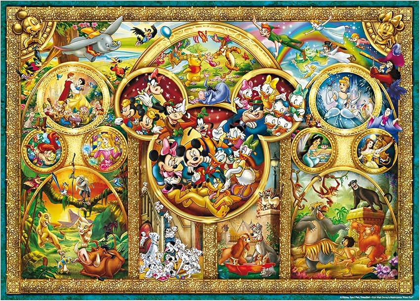 Detalle de Ravensburger Puzzle 1000 piezas Disney 70×50 cm 🧩