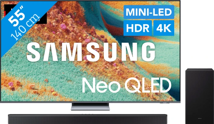 Thumbnail 17 de Samsung 55" Neo QLED QN85F + HW-B760GF: Realistische Farben trifft satten Sound