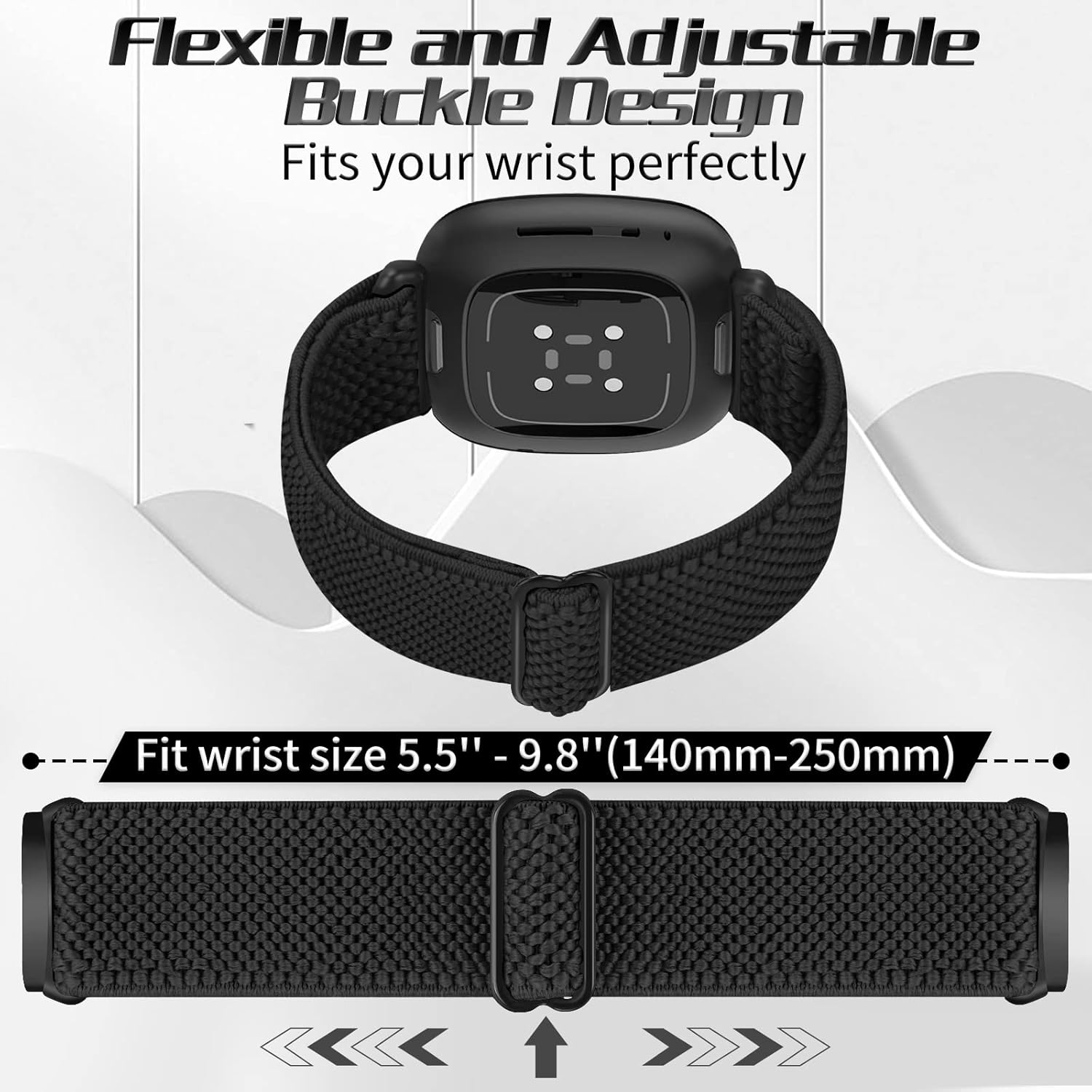Thumbnail 3 de Tiptops Nylon Loop Straps for Fitbit Versa