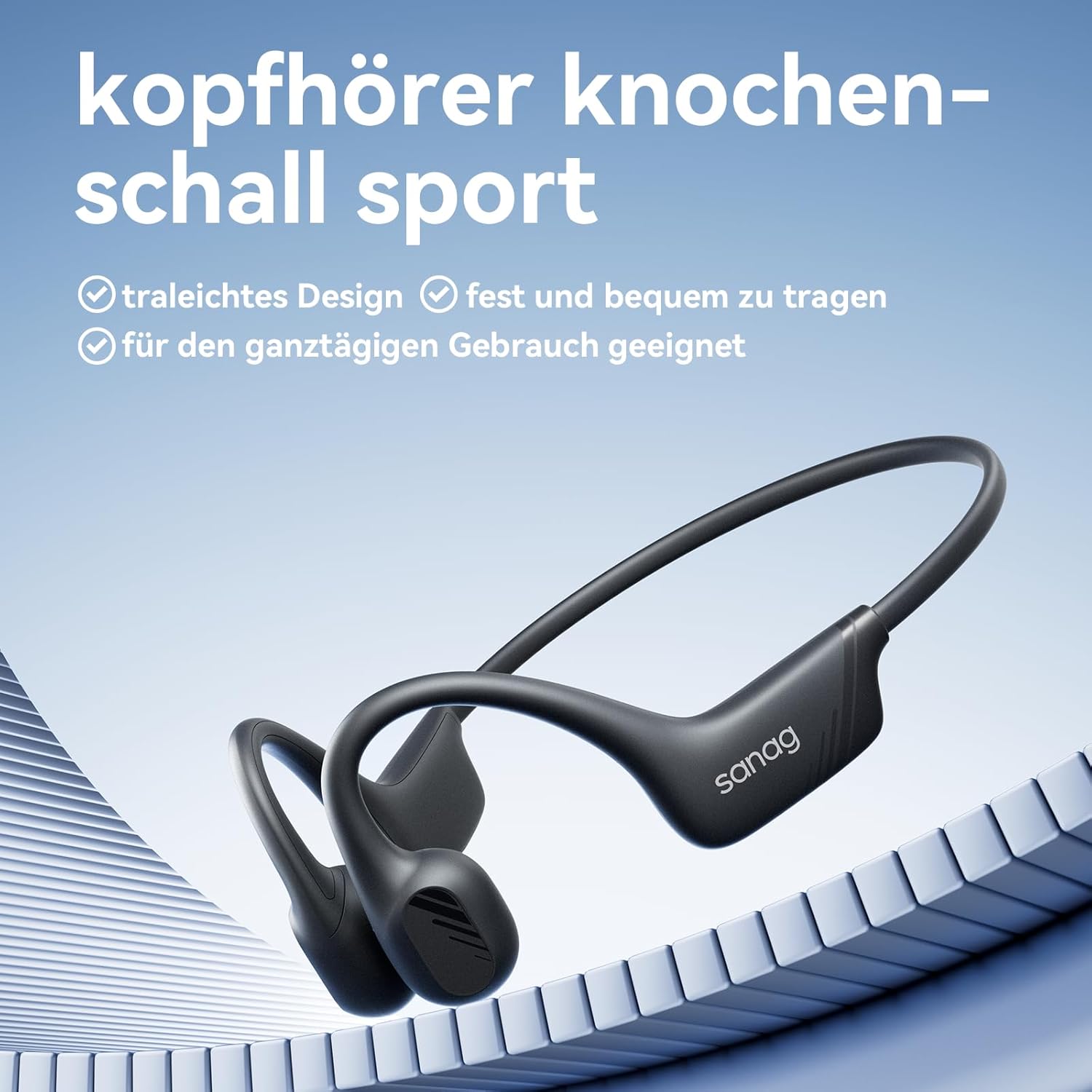 Thumbnail 1 de SANAG Knochenschall Kopfhörer Bluetooth 5.4