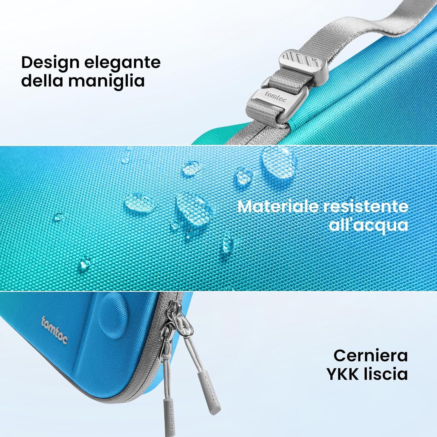 Thumbnail 6 de t omtoc Custodia per Nintendo Switch 2 (2025) con 12 cartucce: borsa slim da viaggio e protezione antiurto