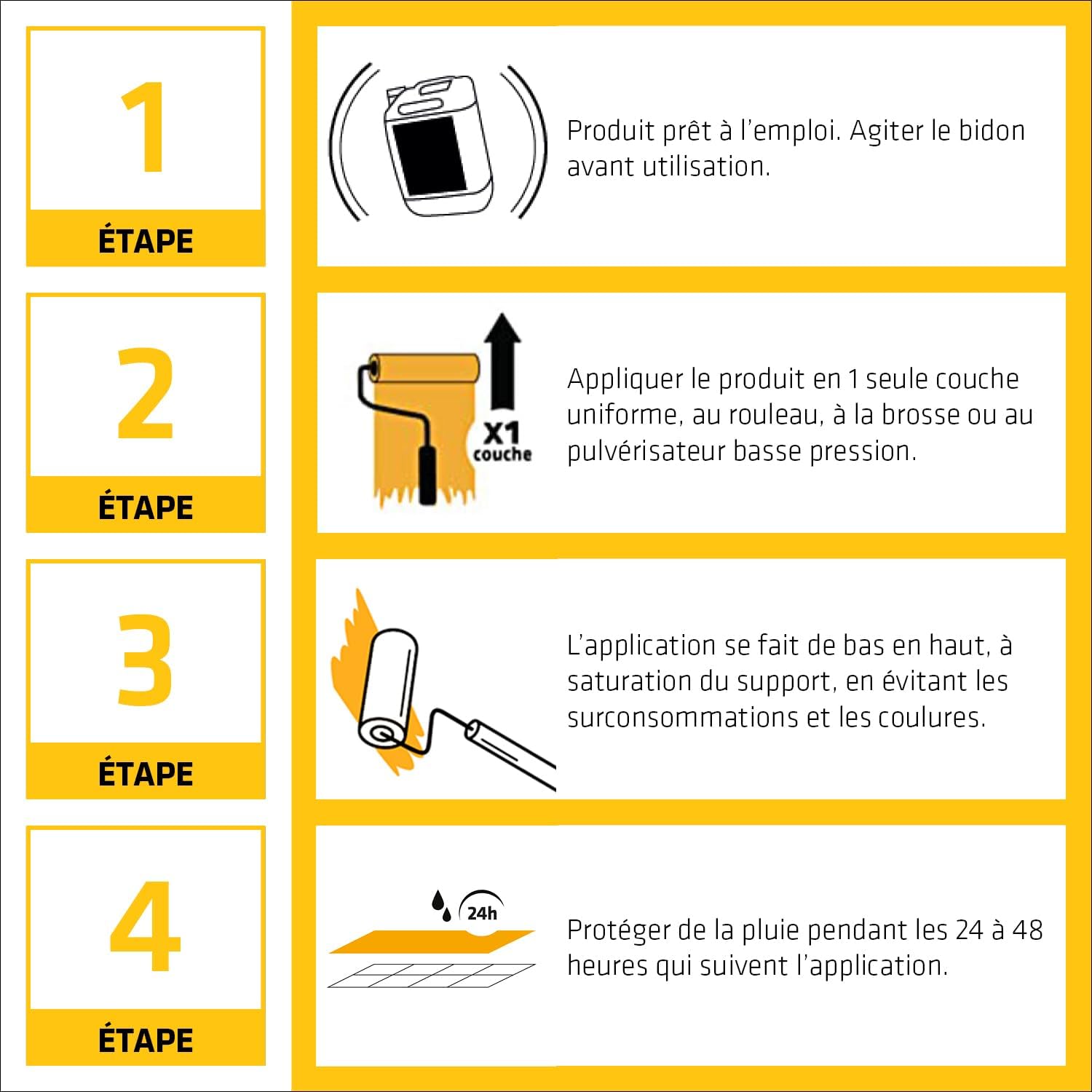 Thumbnail 4 de Sikagard 221 Protecteur Façade Incolore – Hydrofuge imperméabilisant multi-supports (20 L)
