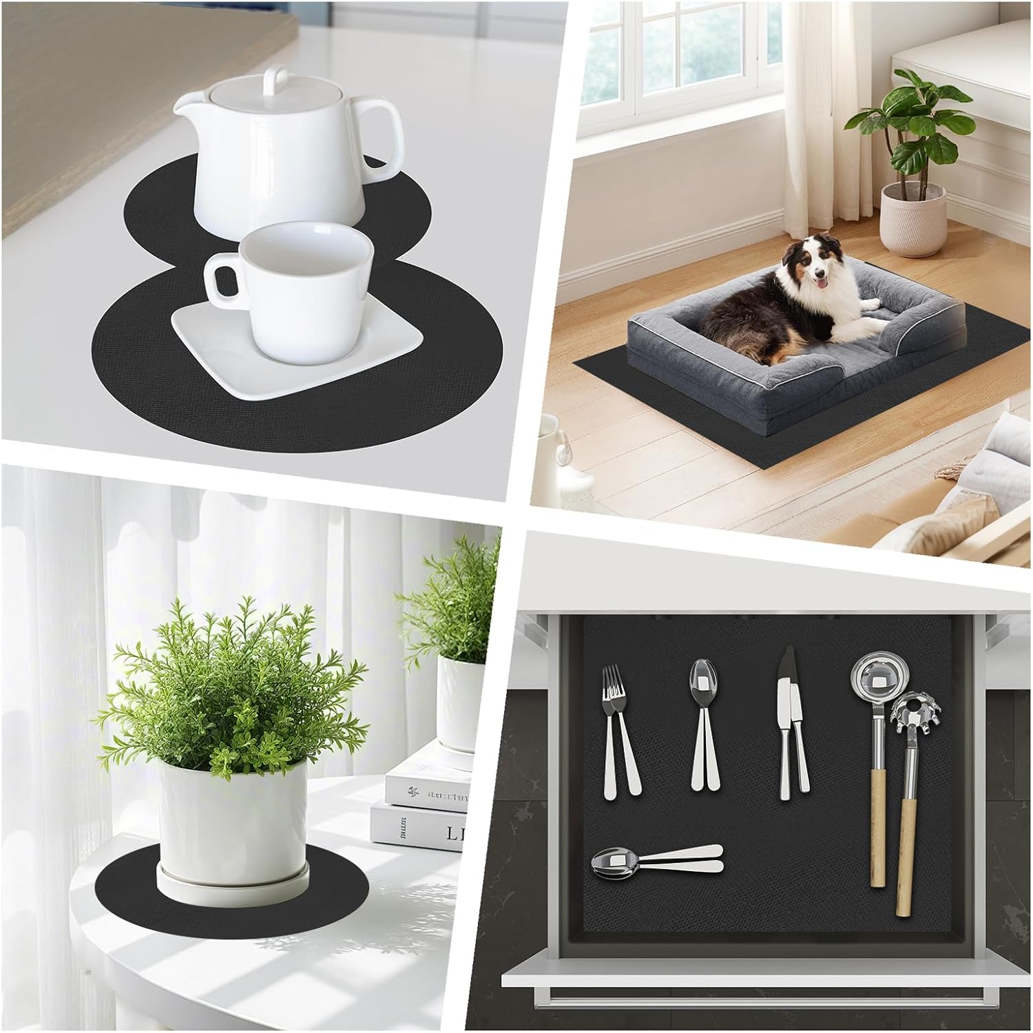 Thumbnail 6 de AiQinu Tappeto Bagagliaio Auto 120 x 180 cm antiscivolo impermeabile in PVC (tappetino universale, tagliabile)