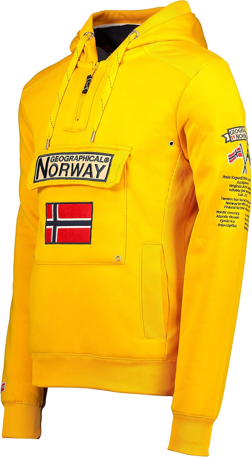 Thumbnail 3 de Geographical Norway GYMCLASS felpa uomo con cappuccio