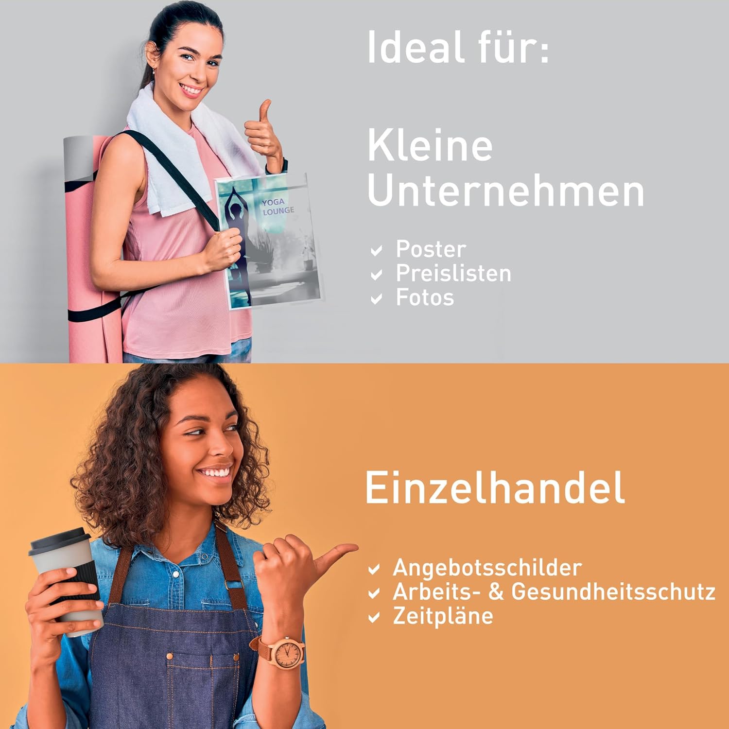 Thumbnail 5 de Leitz Heißlaminierfolien A4 100 Mikron, 100er Pack – Glänzend, Transparent, UDT-basiert