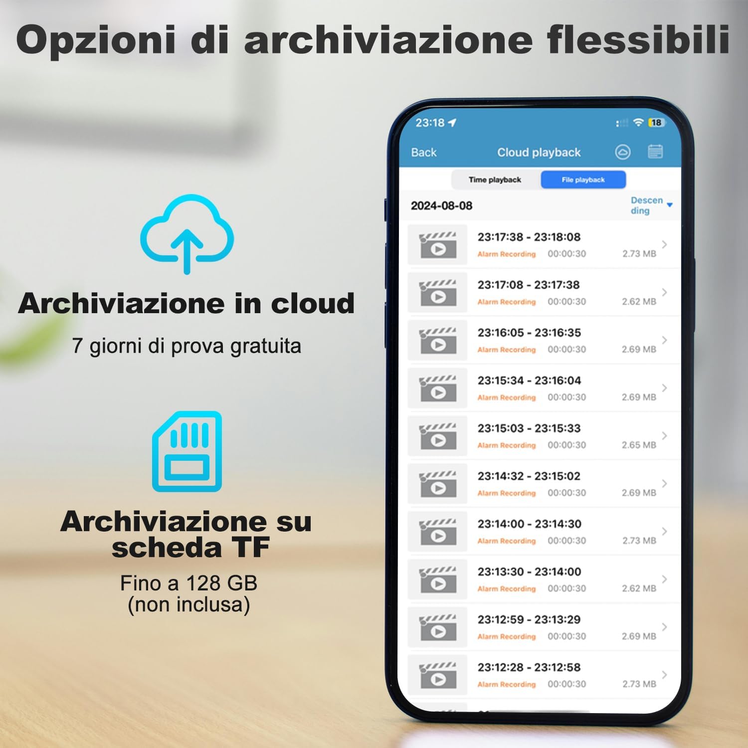 Thumbnail 5 de GENBOLT Telecamera WiFi Esterno con PoE: doppio obiettivo, 360° e tracciamento automatico