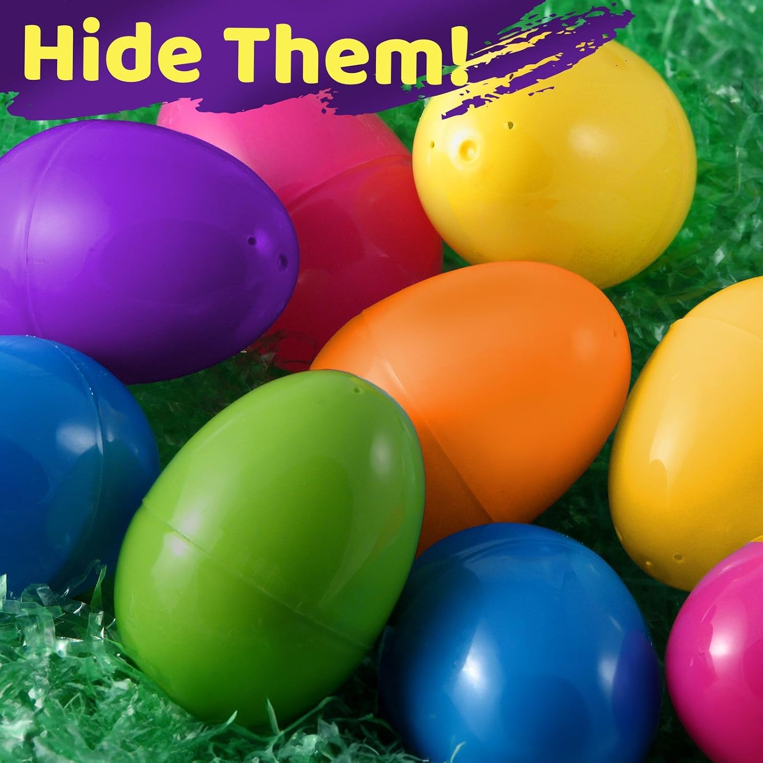 Thumbnail 5 de stargo 50 Pack Large Plastic Easter Eggs