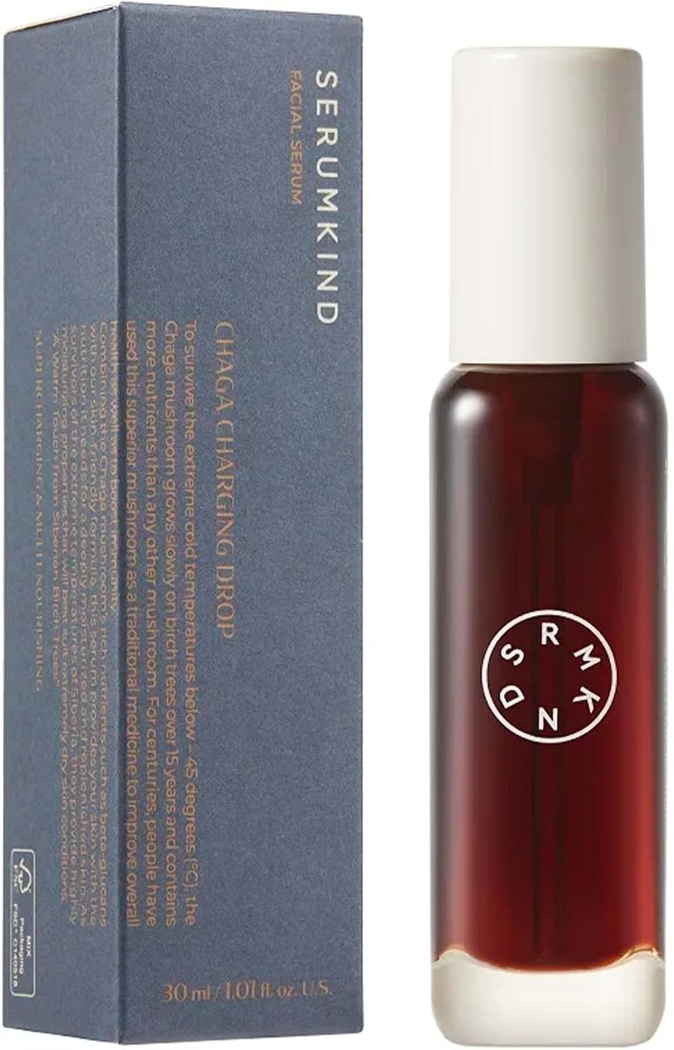 Detalle 2 de SERUMKIND Chaga Charging Drop – serum do skóry suchej i odwodnionej, 30 ml