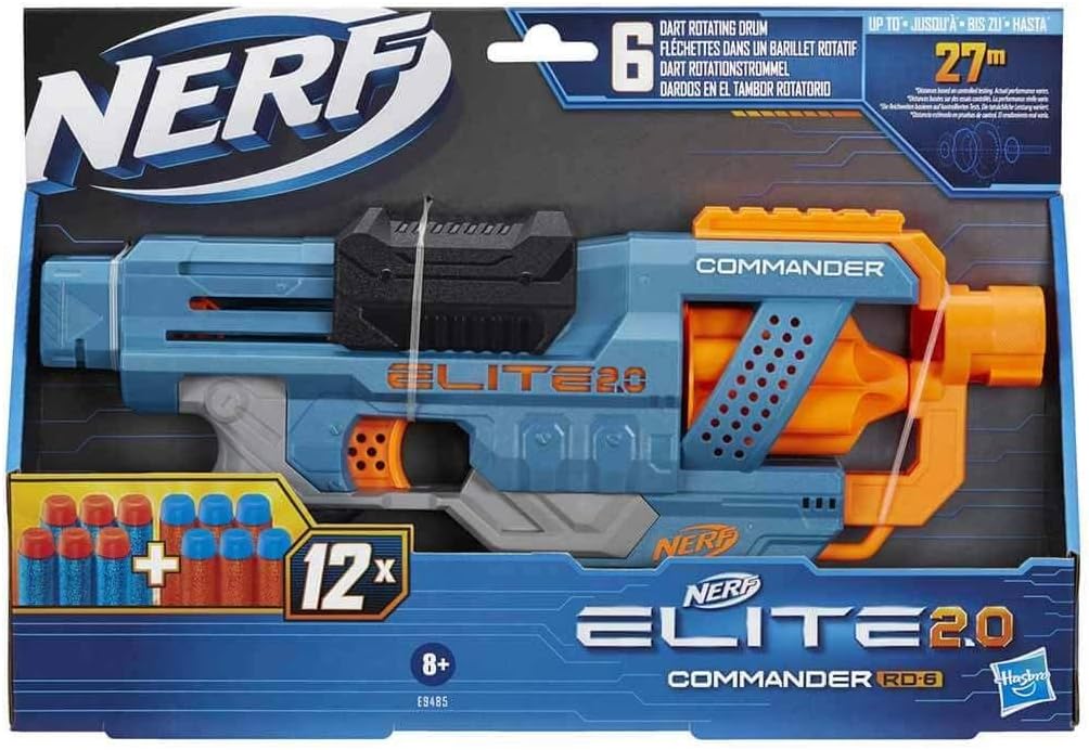 Thumbnail 4 de NERF Elite 2.0 Commander RD-6 Blaster