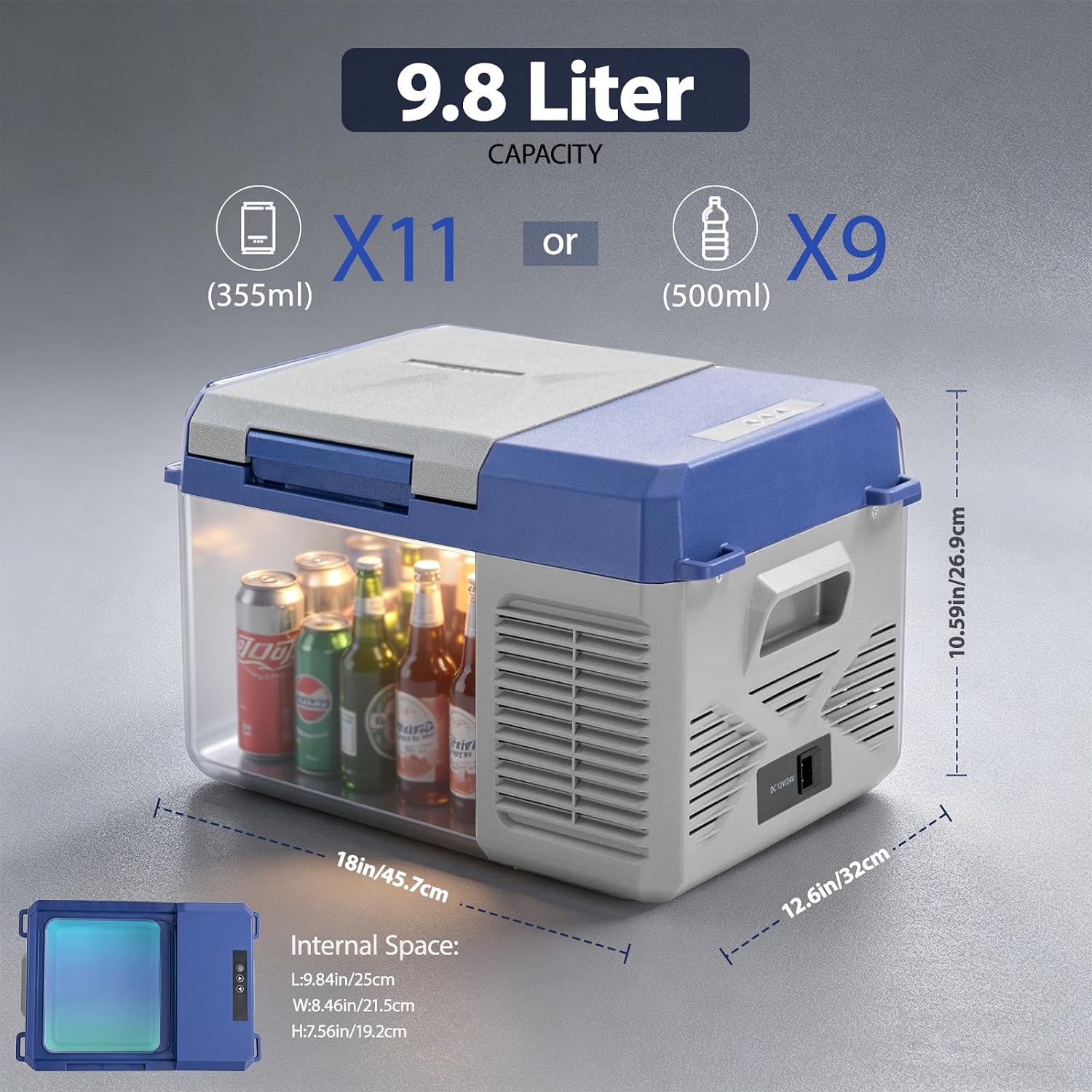 Thumbnail 2 de zcamp X9 9.8L Compressor Car Refrigerator
