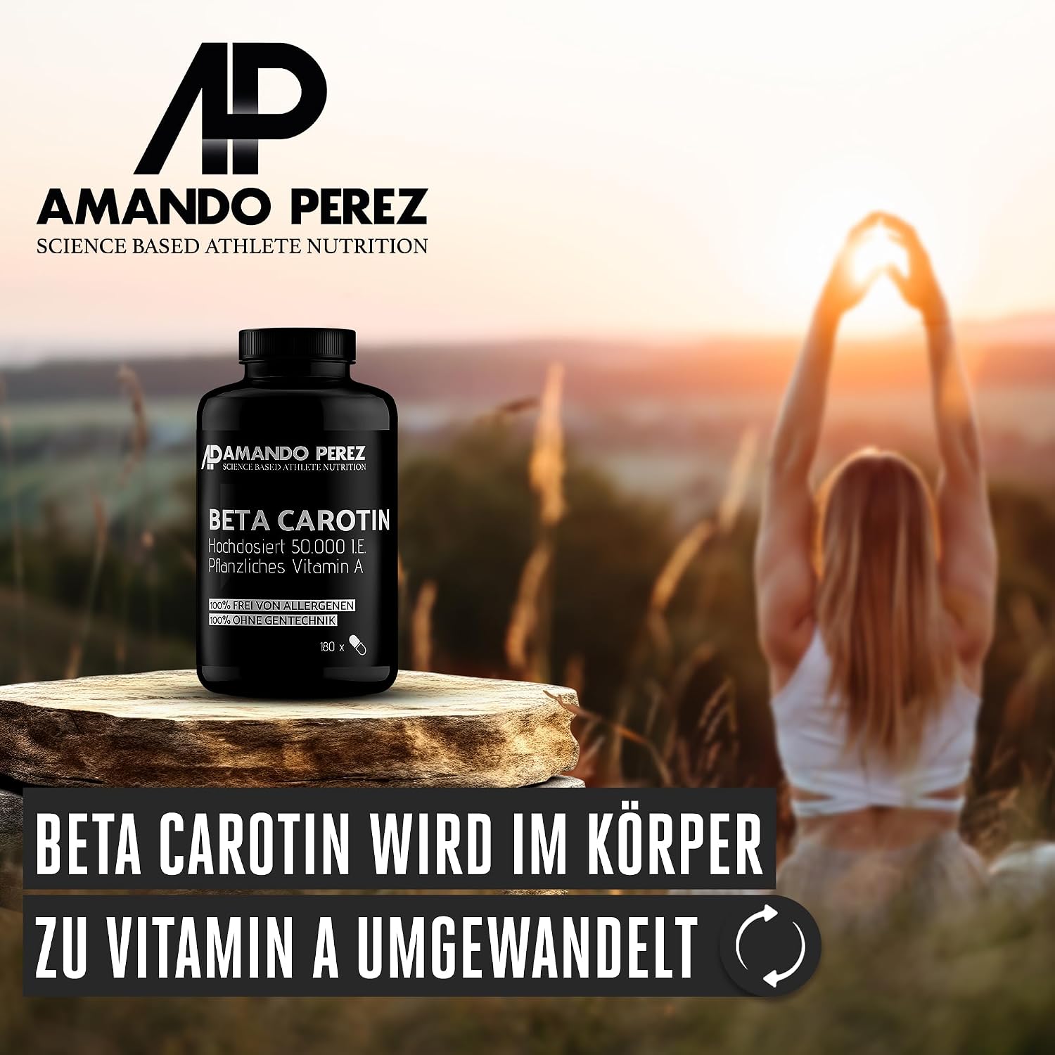 Thumbnail 1 de Amando Perez Beta Carotin 50.000 I.E. Softgels ☀