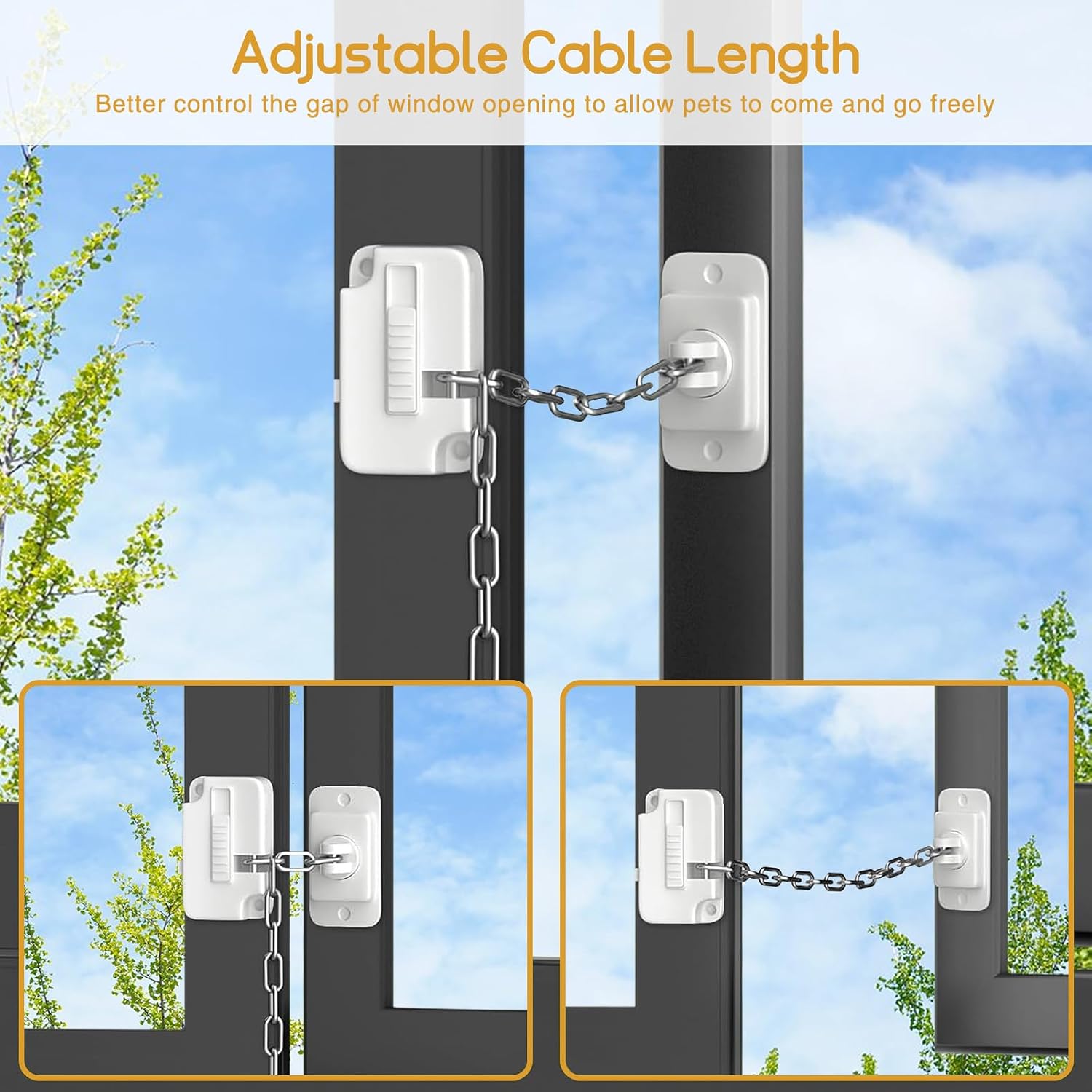 Thumbnail 3 de 2 Pack UPVC Window Locks for Safety