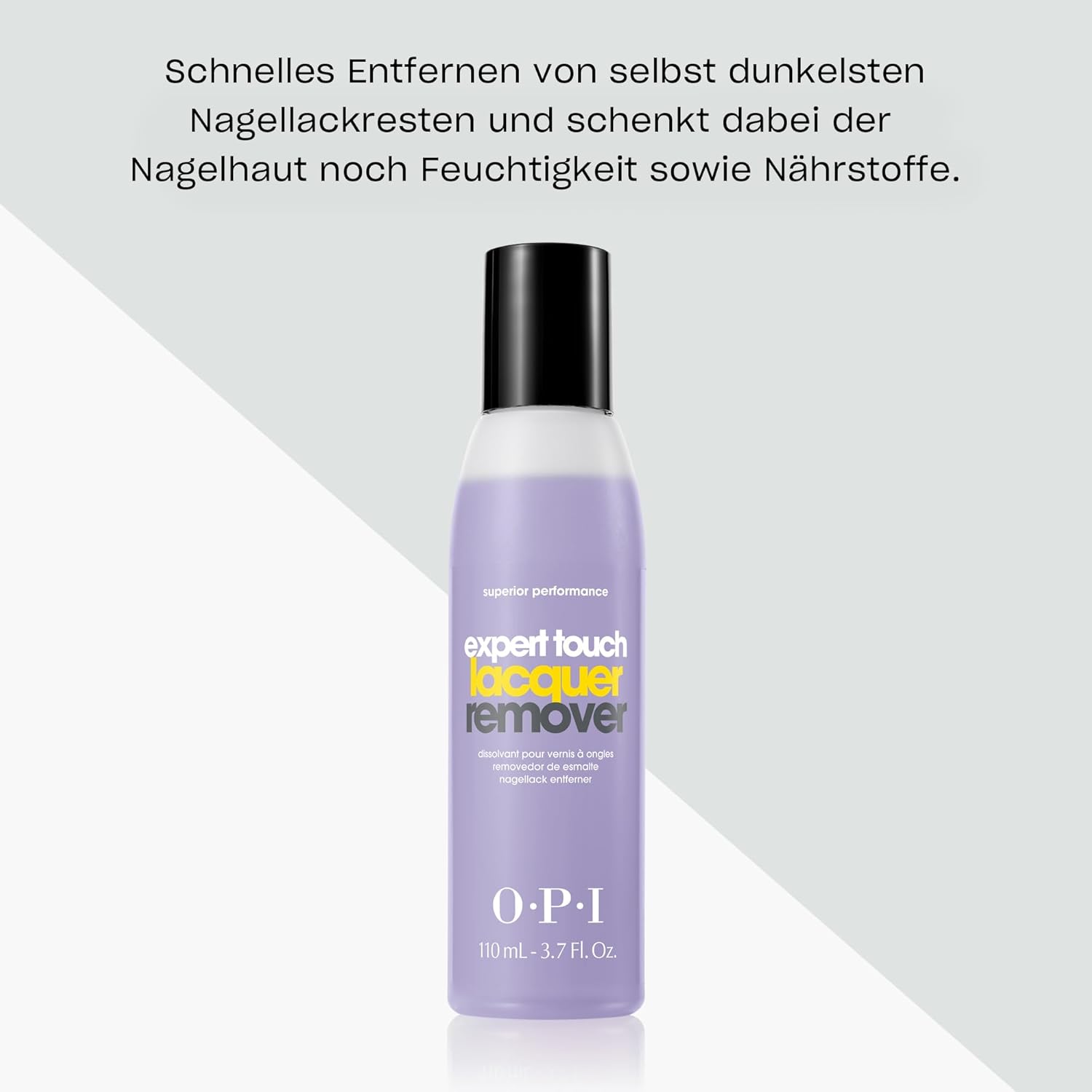 Detalle de OPI Maniküre Zubehör: pflegender Nagellackentferner mit Aceton (110 ml) oder Korrekturstift mit auswechselbarer Ersatzspitze