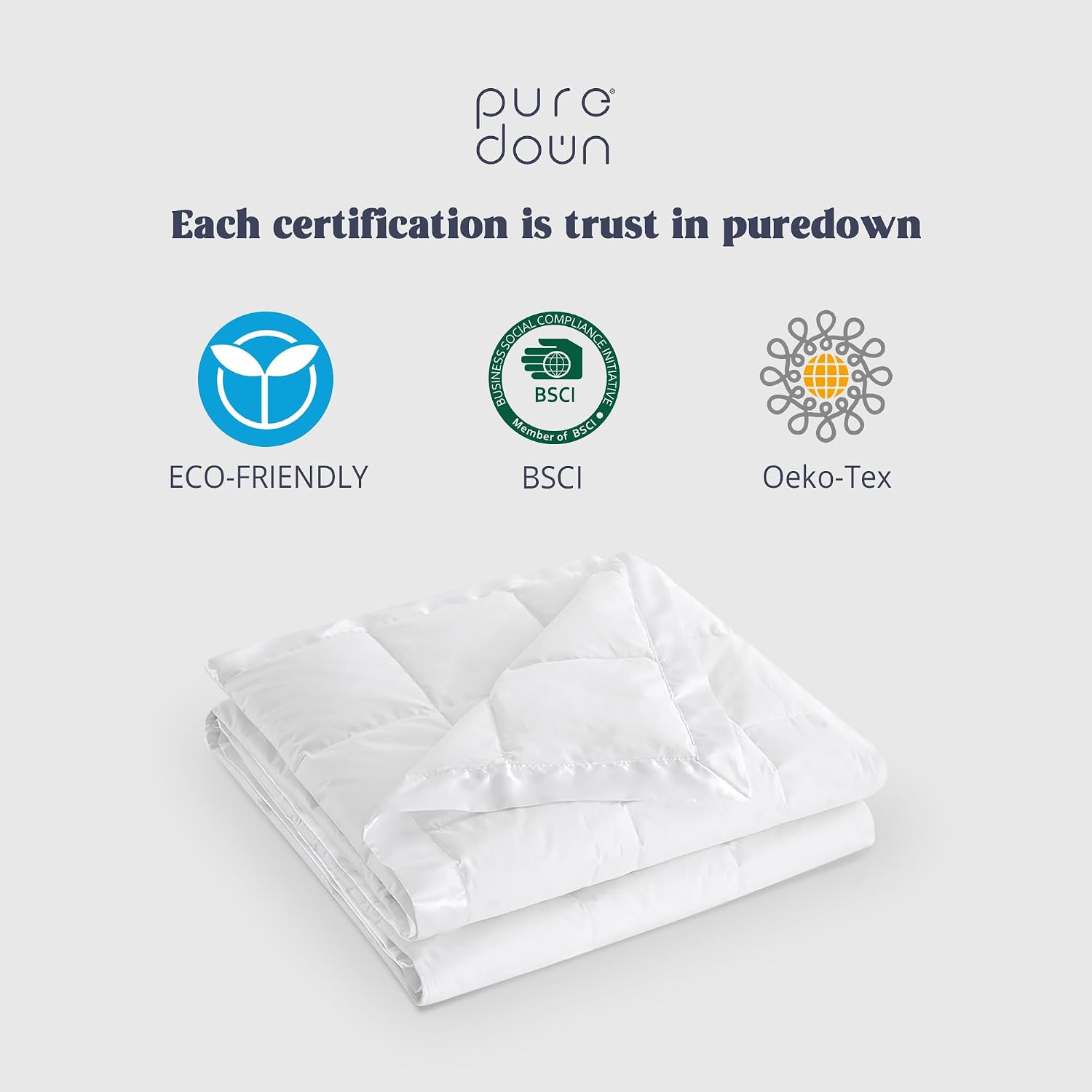 Thumbnail 6 de puredown® Queen Blanket, 90" x 90"
