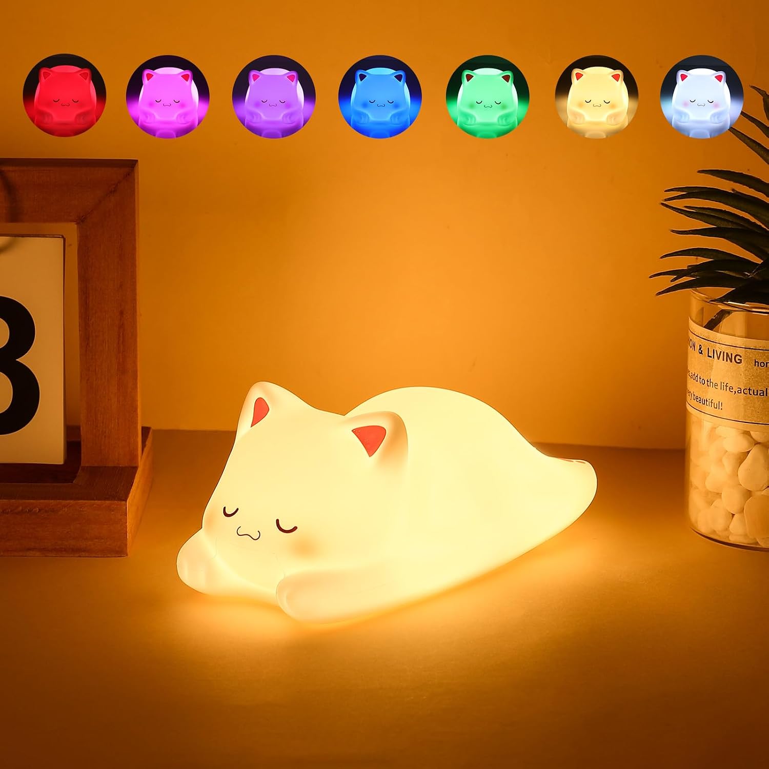 Thumbnail 1 de Tremdwoto Katzen Nachtlicht USB Beleuchtung
