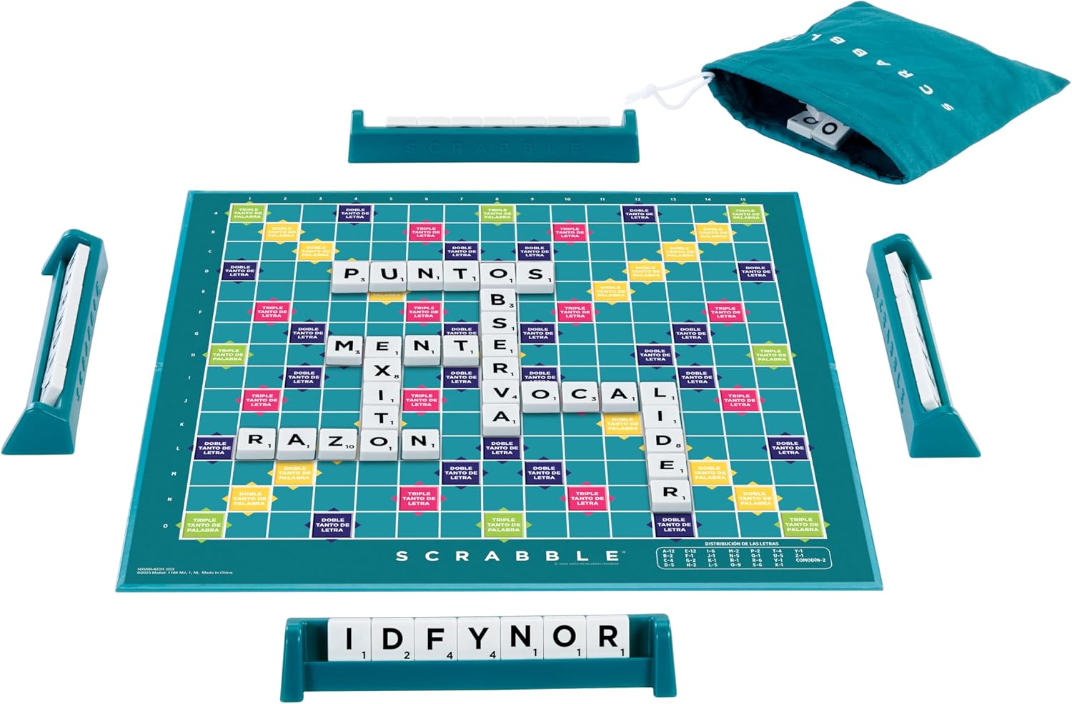 Detalle 2 de Mattel Games Scrabble 2 in 1 HXV99