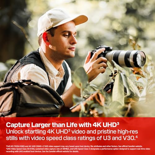 Thumbnail 1 de Sandisk 256GB Extreme PRO SD UHS-I Card (SDSDXXJ-256G-GSCIN): Real-world Performance for 4K and High-Res Stills