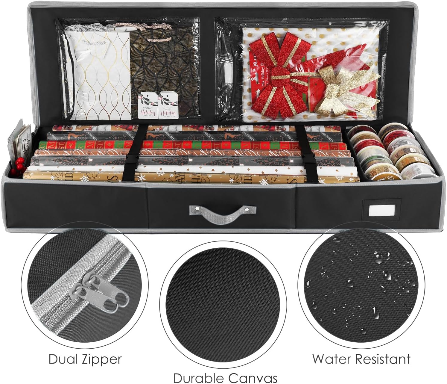 Detalle 2 de Hearth & Harbor Wrapping Storage Container with 22 Rolls