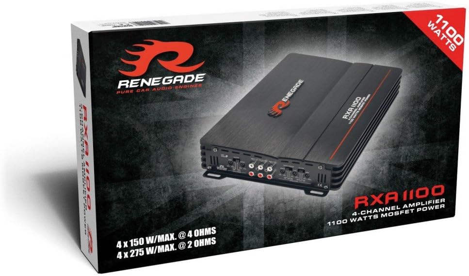 Thumbnail 1 de Renegade RXA1100-4 canali Endstufe: potenza affidabile per sistemi audio multipli