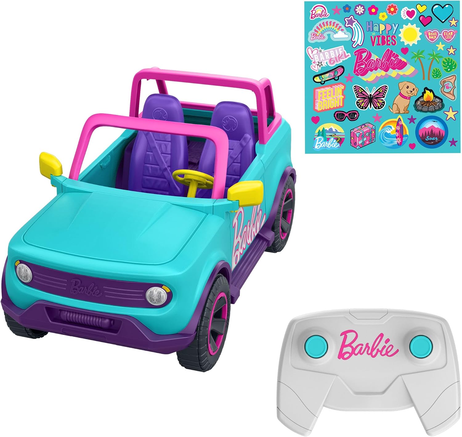 Detalle de Hot Wheels RC Barbie SUV 5.3 mph HTP53