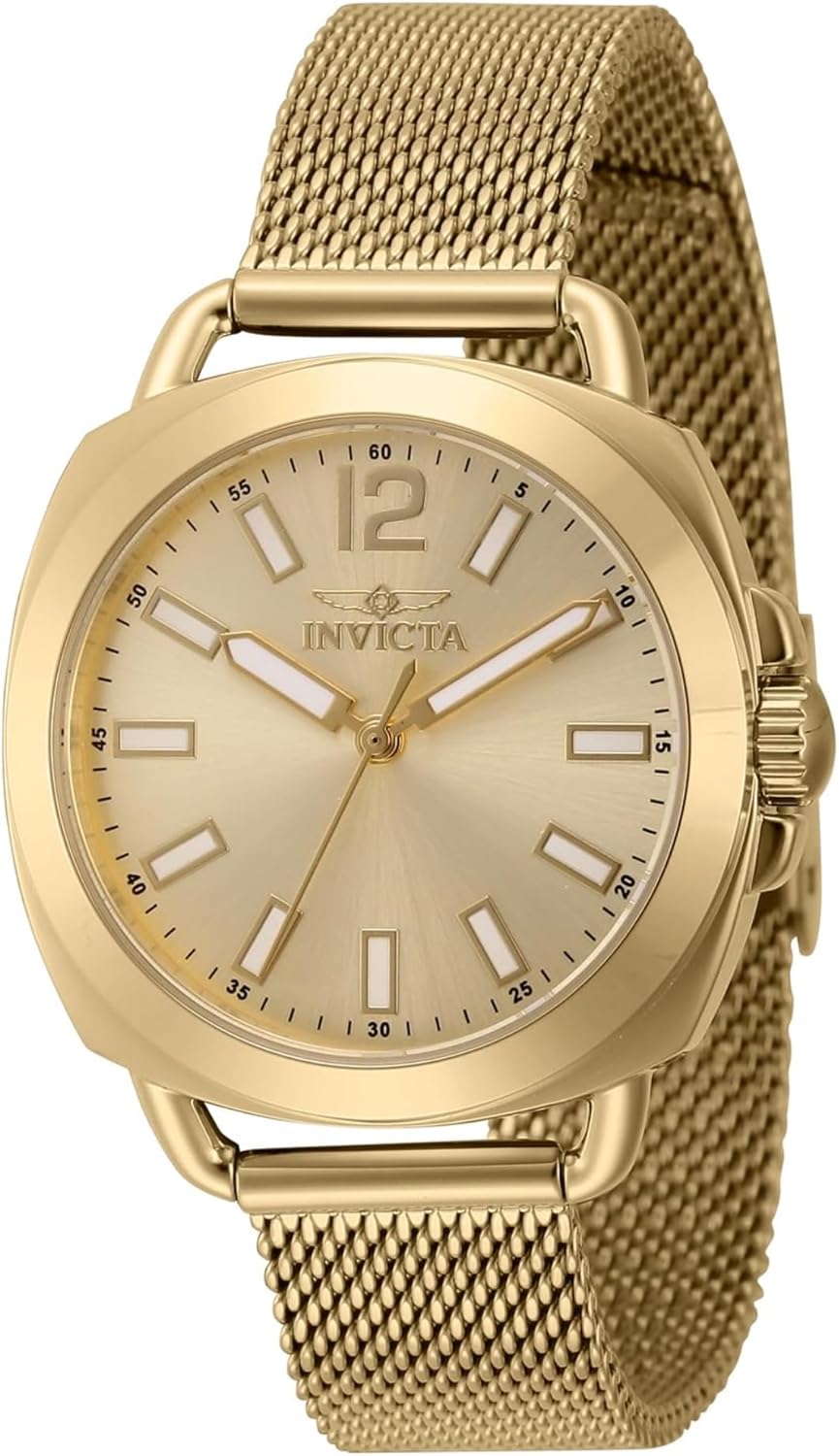 Thumbnail 2 de Invicta Wildflower Donna: Orologio in acciaio con movimento al quarzo, 32 mm, quadrante rosa