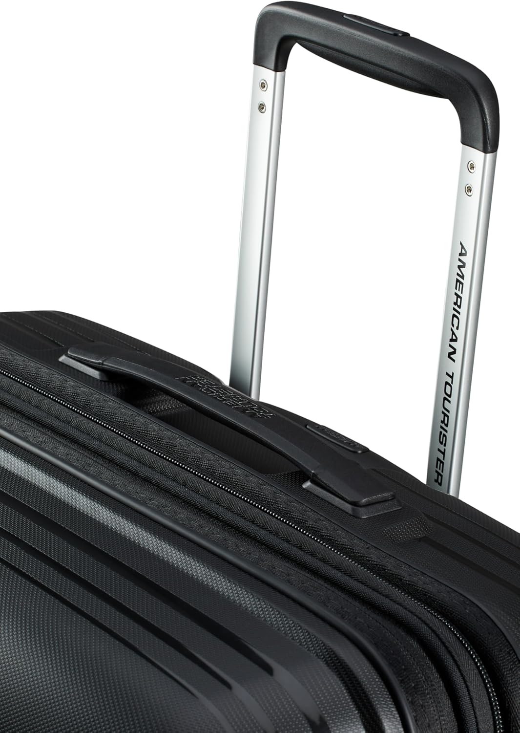 Detalle de American Tourister Skymax 3-piece suitcase set (Black) with TSA lock